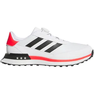 Adidas S2G Boa 24 Spikeless Waterproof Shoes - White/Core Black/Lucid Red All Eyes on You