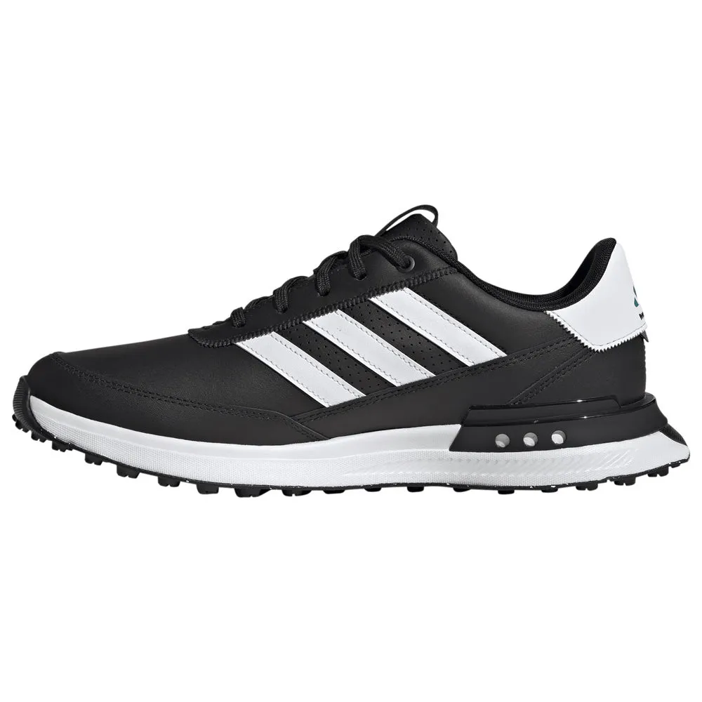 Adidas S2G Leather 24 Spikeless Waterproof Shoes - Core Black/Ftwr White/Pure Teal Redefine Classic Fuel Your Fire