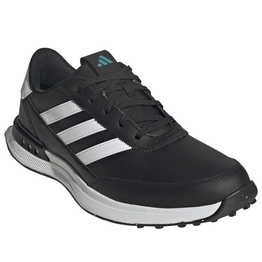 Limited Time Offer Big Savings Adidas S2G Leather 24 Spikeless Waterproof Shoes - Core Black/Ftwr White/Pure Teal
