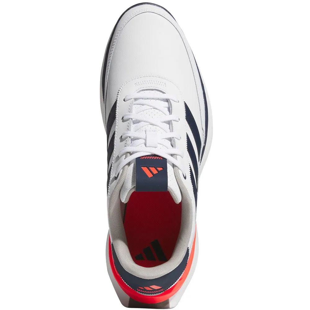 Adidas S2G Leather 24 Spikeless Waterproof Shoes - White/Collegiate Navy/Lucid Red The Fast Lane Choice