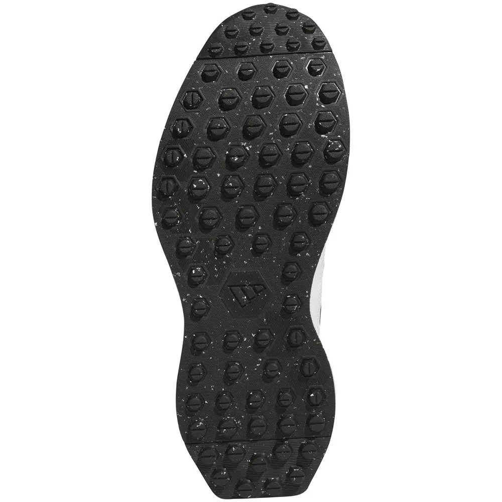 Confidence Starts Here Adidas S2G Leather 24 Spikeless Waterproof Shoes - White/Core Black/Grey Two
