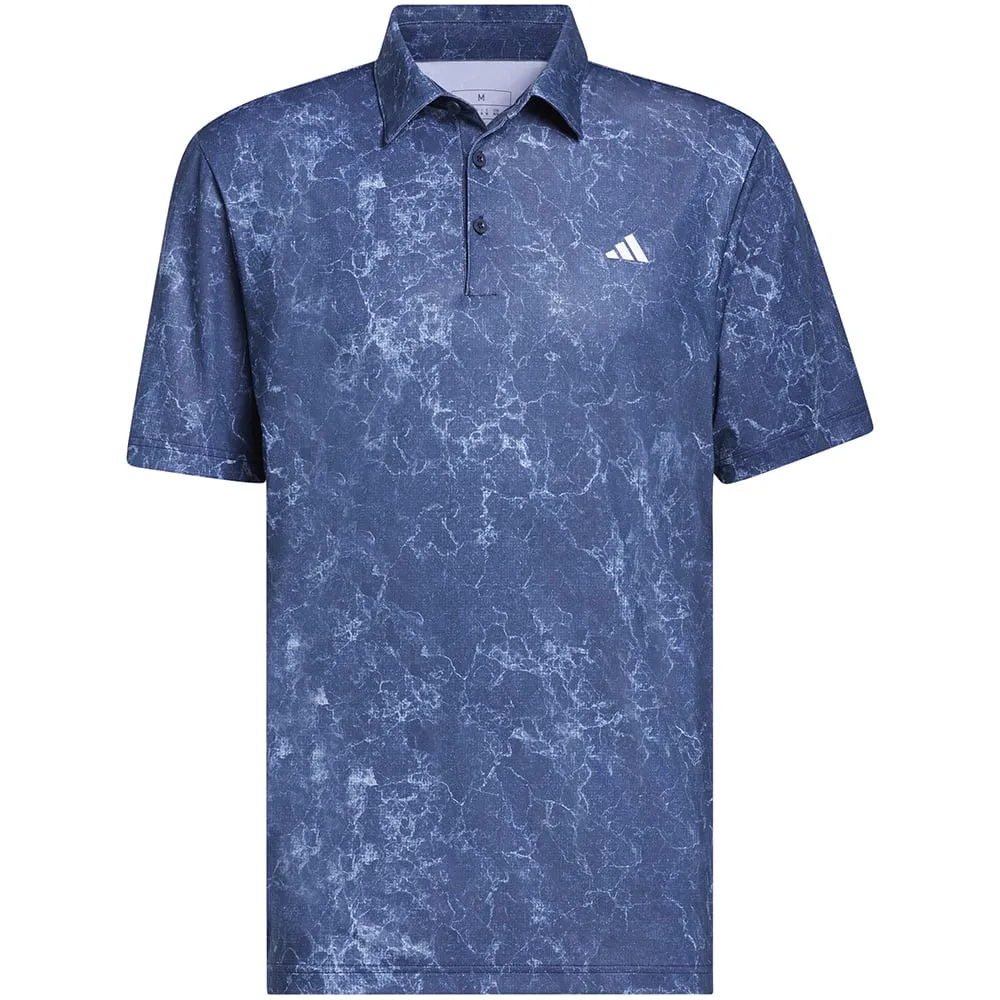 Adidas Sun Energy Polo Shirt - Collegiate Navy Engineered for Speed Redefine Classic