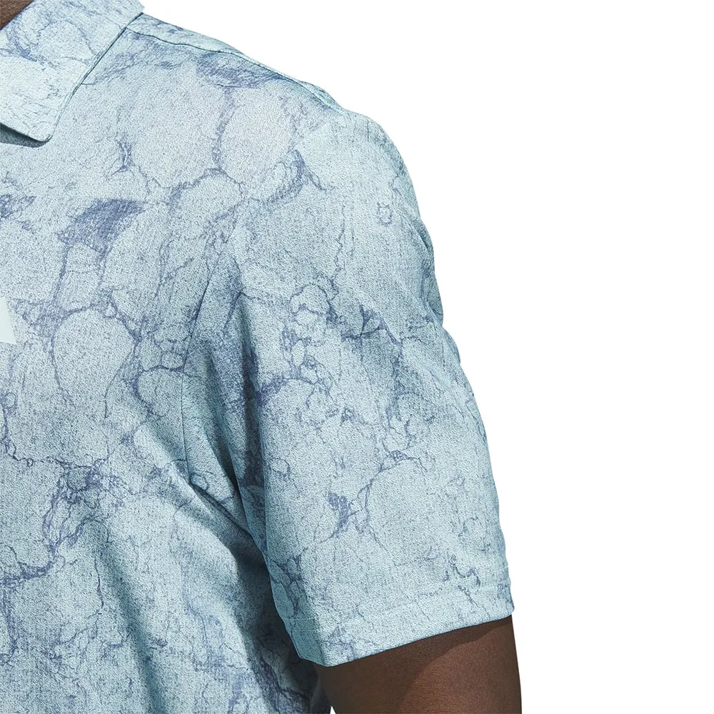 Bring the Heat Own the Moment Adidas Sun Energy Polo Shirt - Semi Flash Aqua