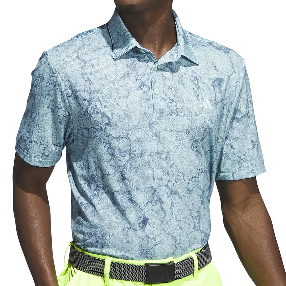 Confidence Starts Here Adidas Sun Energy Polo Shirt - Semi Flash Aqua