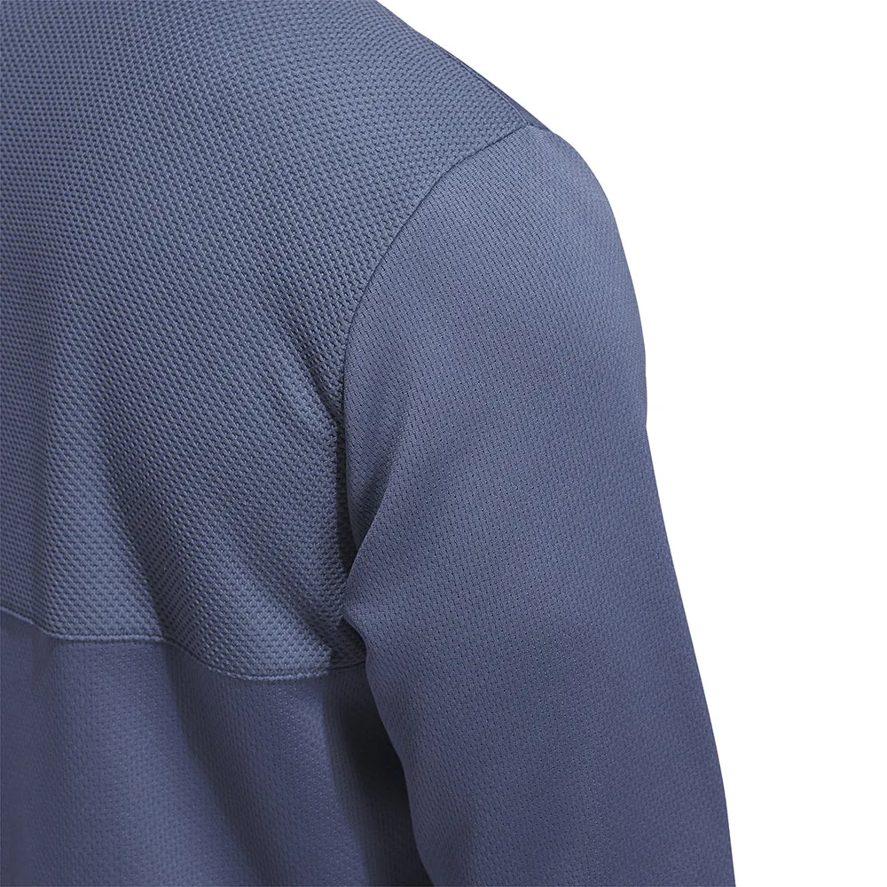 Adidas Textured 1/4 Zip Pullover - Preloved Ink Made to Turn Heads