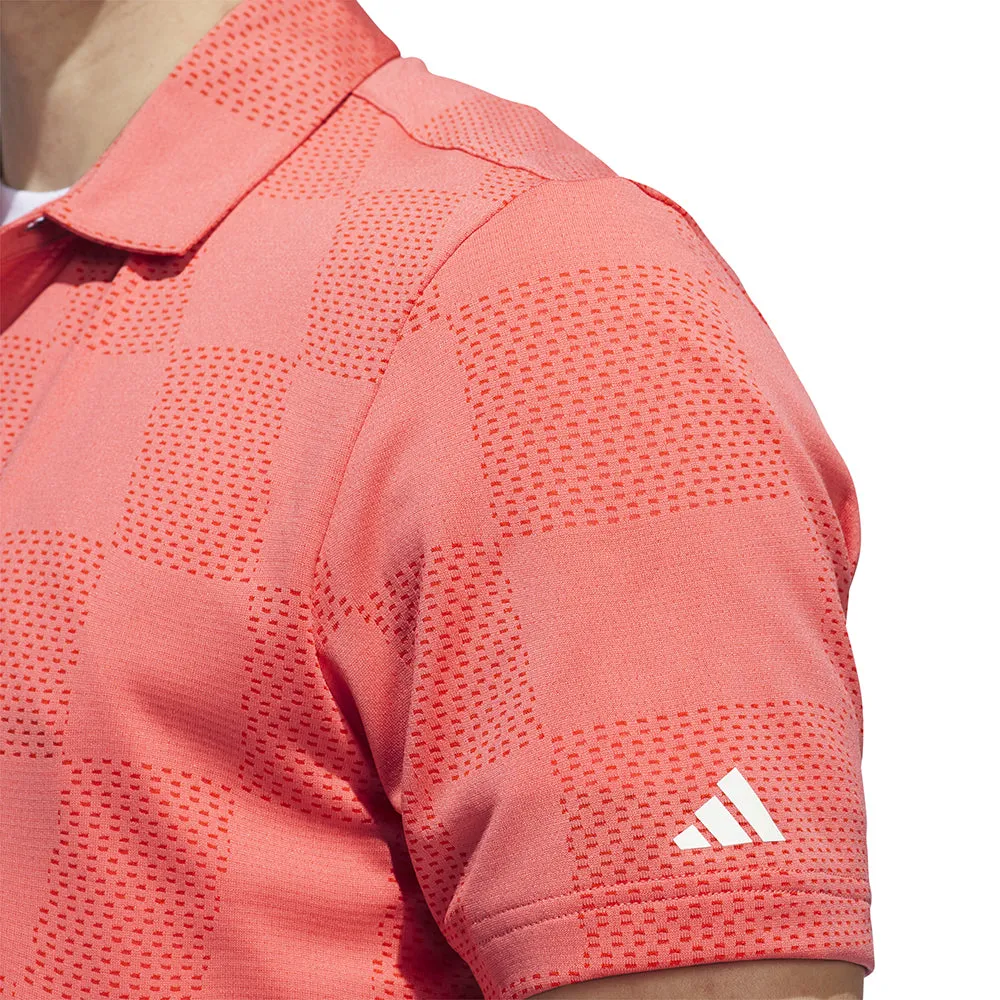 Adidas Textured Polo - Preloved Scarlet Back To School Sale Confidence Starts Here