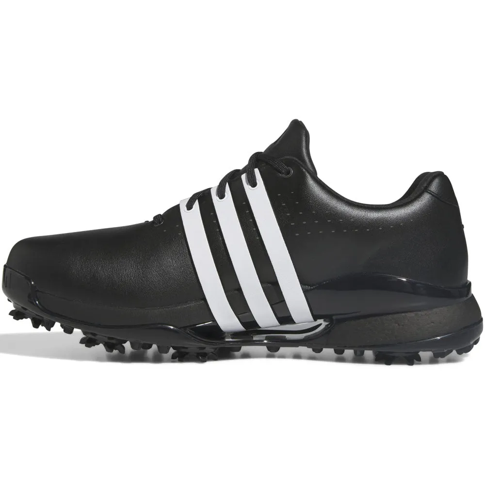 Adidas Tour360 '24 Spiked Waterproof Shoes - Core Black/Ftw White/Core Black Built for the Bold