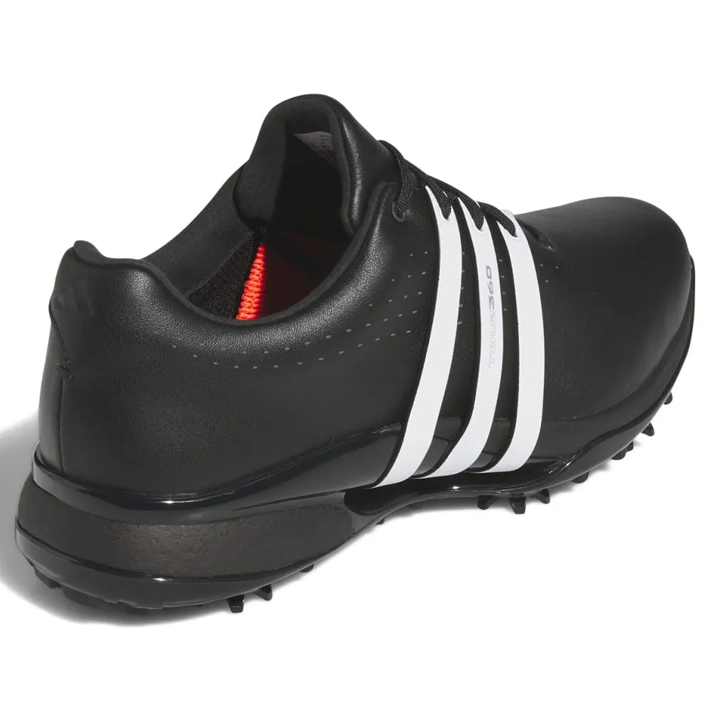 Be Unstoppable Adidas Tour360 '24 Spiked Waterproof Shoes - Core Black/Ftw White/Core Black