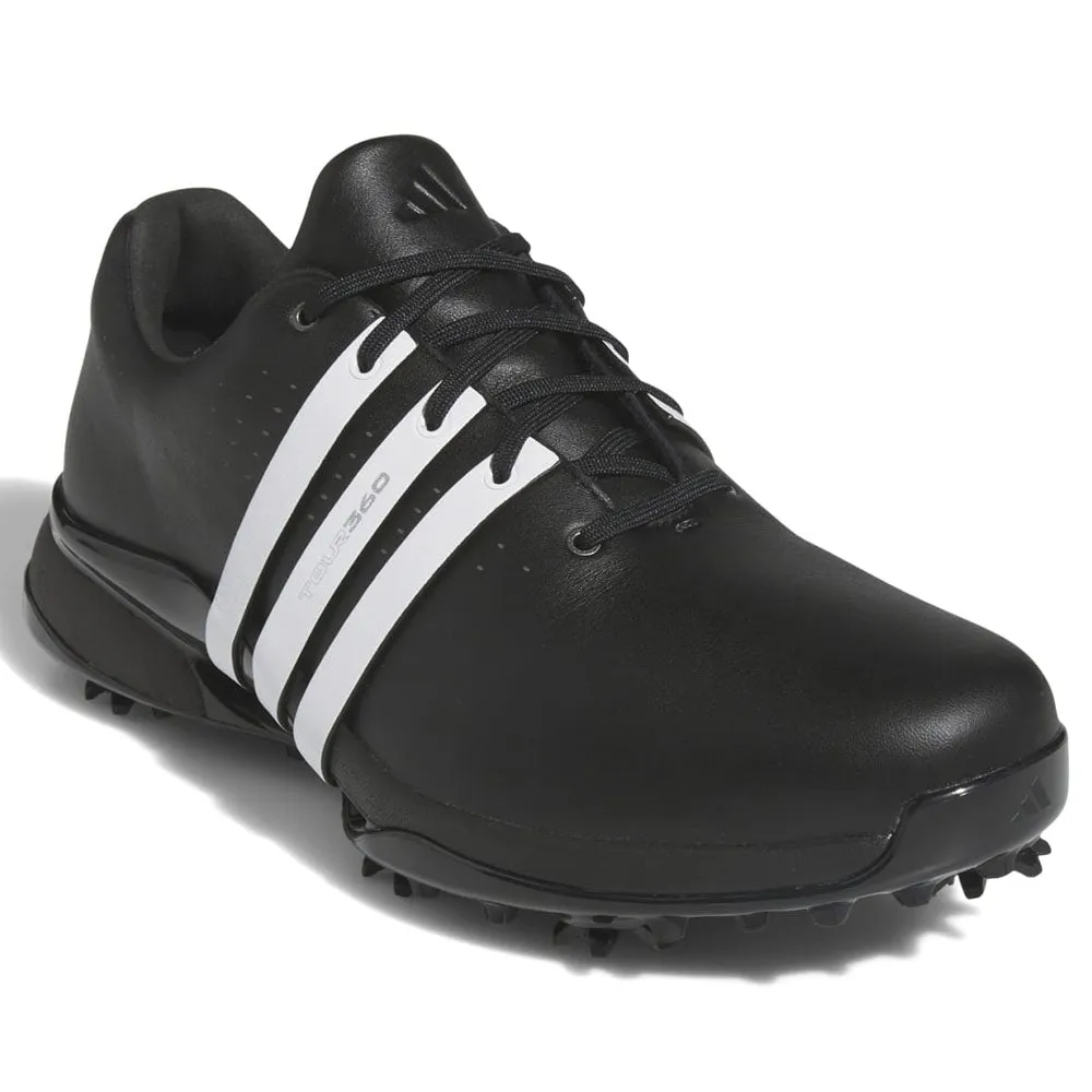 Adidas Tour360 '24 Spiked Waterproof Shoes - Core Black/Ftw White/Core Black Own the Moment