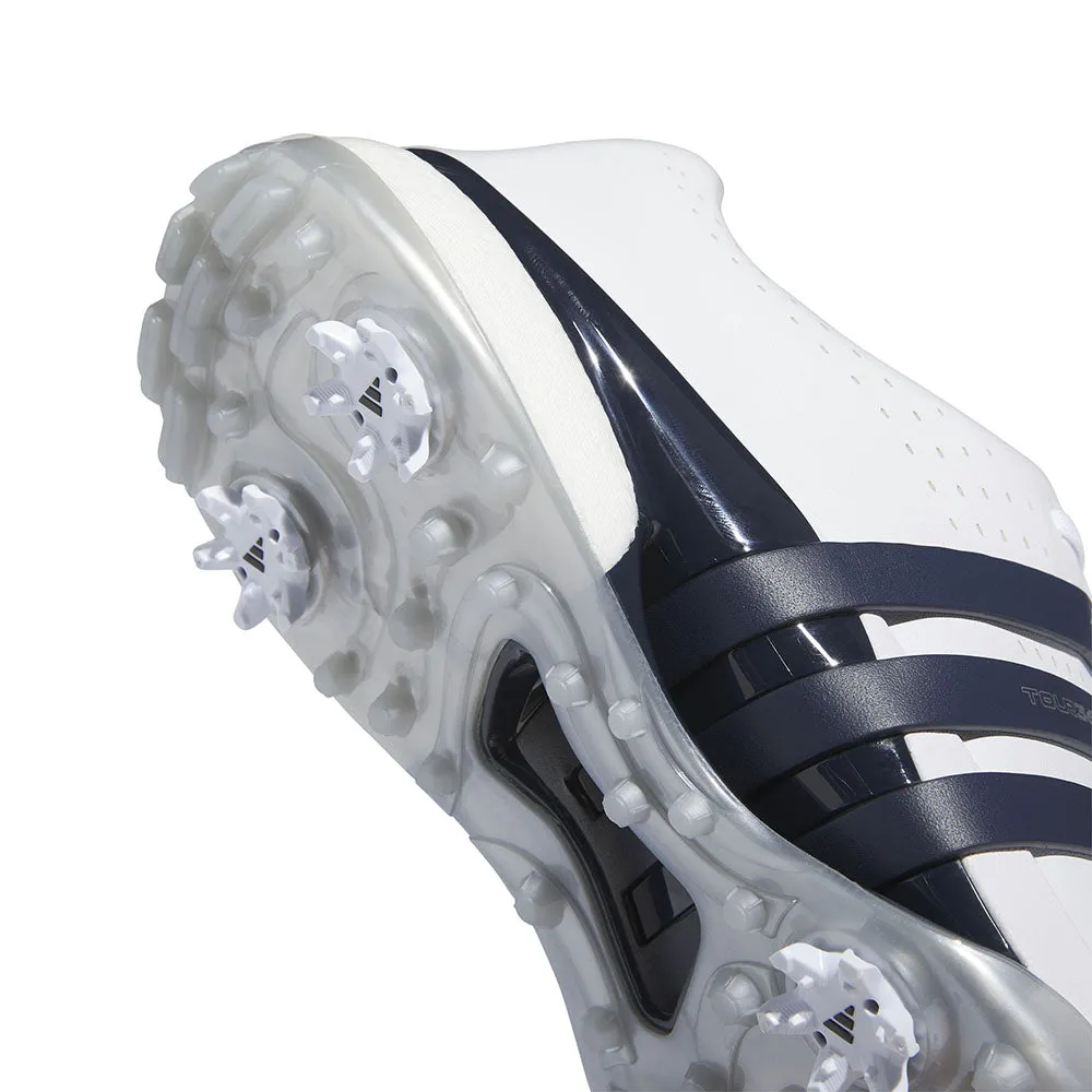 Adidas Tour360 24 Spiked Waterproof Shoes - Ftwr White/Collegiate Navy/Silver Met. Affordable