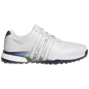 Valentine's Day Sale Adidas Tour360 Spikeless Waterproof Shoes - Dash Grey/Dash Grey/Collegiate Navy