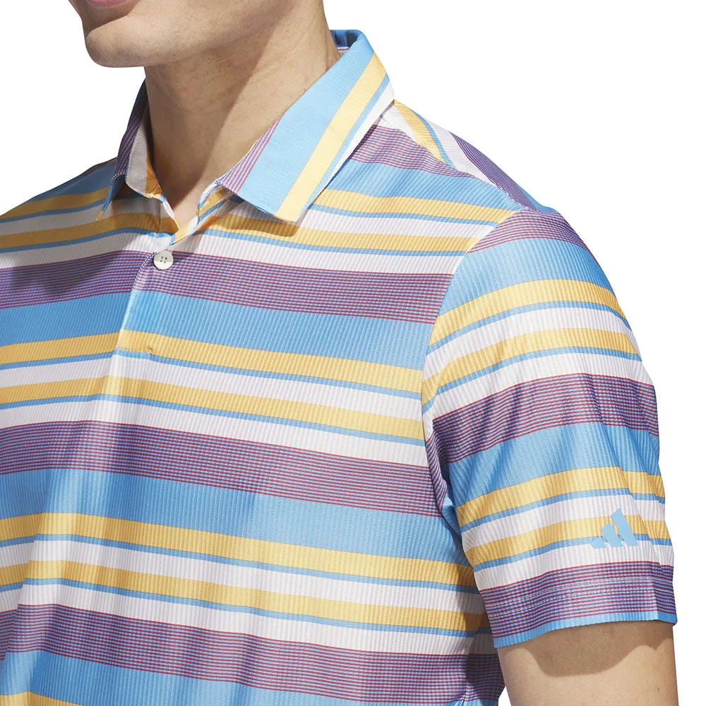 Adidas Ult365 Heat.Rdy Stripe Polo Shirt - Semi Spark Back To School Sale