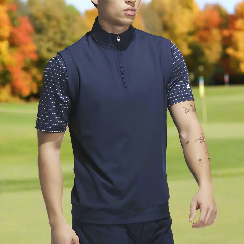 Adidas Ultimate365 Classic 1/4 Zip Vest - Collegiate Navy President's Day Sale Made to Move