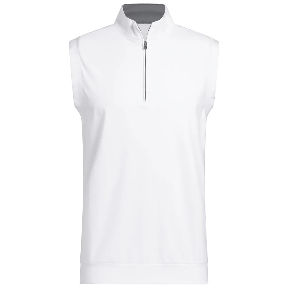 Built for the Bold Adidas Ultimate365 Classic 1/4 Zip Vest - White