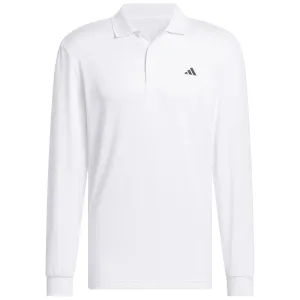 Adidas Ultimate365 Cold.Rdy Long Sleeve Polo Shirt - White Mother's Day Sale