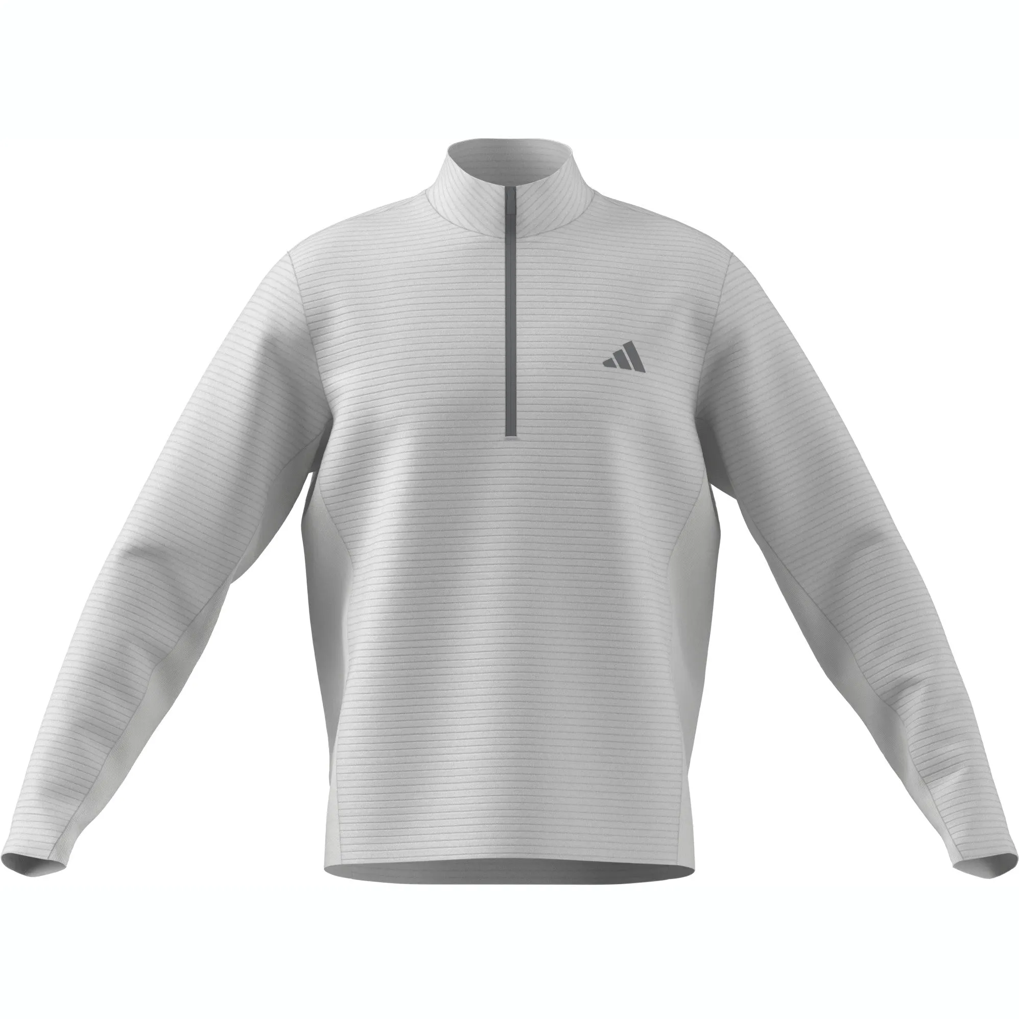 Adidas Ultimate365 Dwr Textured 1/4 Zip Pullover - White/White Limited Time Offer