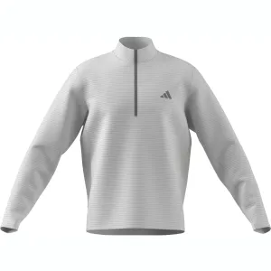 Adidas Ultimate365 Dwr Textured 1/4 Zip Pullover - White/White Limited Time Offer