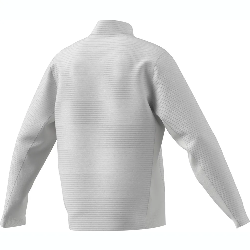 Empower Your Journey Made to Turn Heads Adidas Ultimate365 Dwr Textured 1/4 Zip Pullover - White/White
