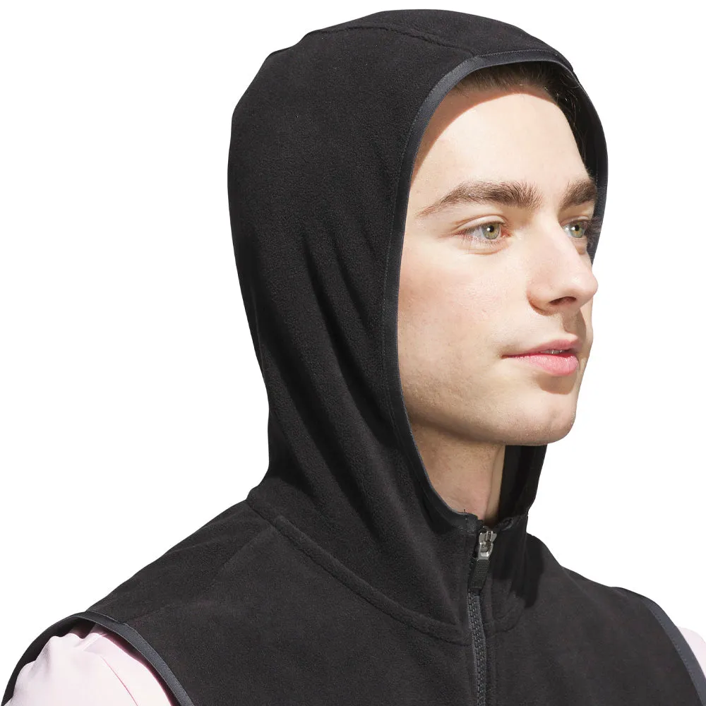 Rule the Streets Thanksgiving Day Sale Adidas Ultimate365 Fleece Hoodie Full-Zip Vest - Black