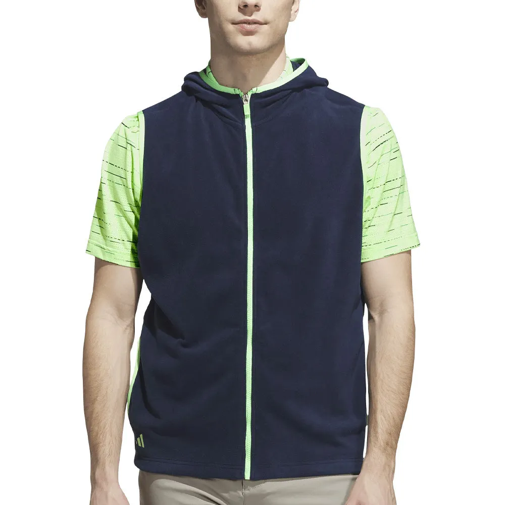 Adidas Ultimate365 Fleece Hoodie Full-Zip Vest - Collegiate Navy Unleash Your Power Clearance Sale