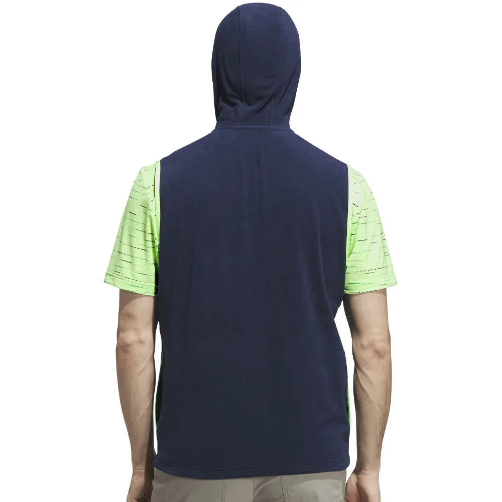 Adidas Ultimate365 Fleece Hoodie Full-Zip Vest - Collegiate Navy Dress from the Feet Up