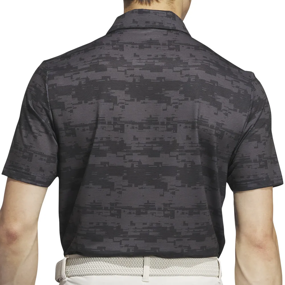 Autumn Sale Own the Moment Adidas Ultimate365 Heat.Rdy Stripe Polo Shirt - Carbon/Black