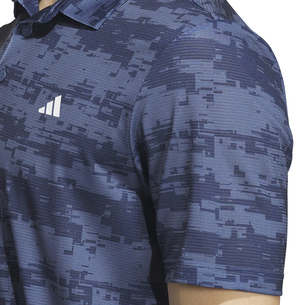 Adidas Ultimate365 Heat.Rdy Stripe Polo Shirt - Preloved Ink/Collegiate Navy Push Beyond Limits