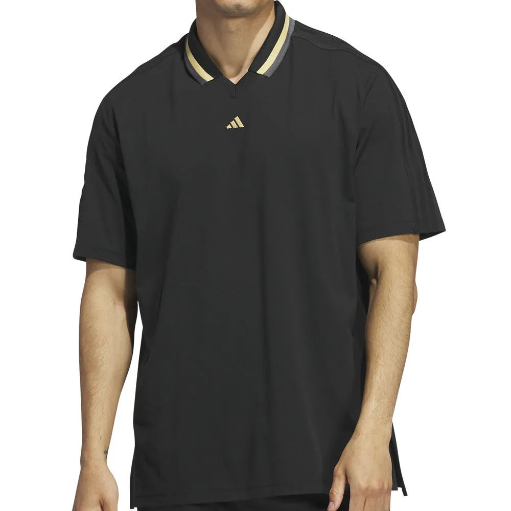Adidas Ultimate365 Jersey Polo Shirt - Black Be Unstoppable Unapologetically You
