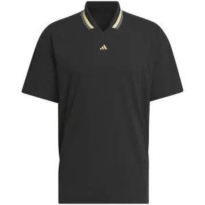 Command Attention Feel the Energy Adidas Ultimate365 Jersey Polo Shirt - Black