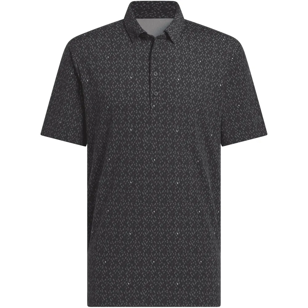 Affordable Adidas Ultimate365 Micro Argyle Polo Shirt - Black/Carbon