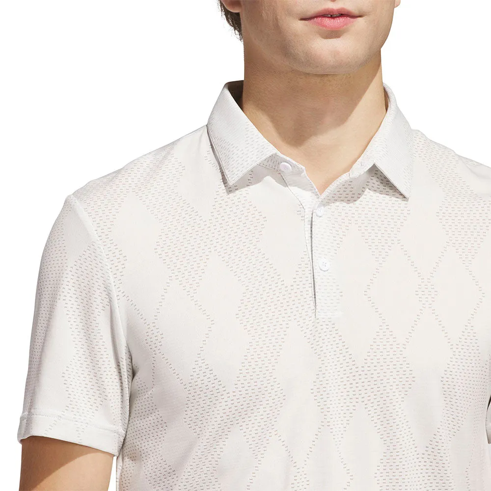 Adidas Ultimate365 Micro Texture Polo Shirt - White Clearance Sale Father's Day Sale