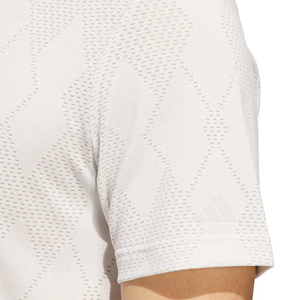 Flash Sale Born to Stand Out Adidas Ultimate365 Micro Texture Polo Shirt - White