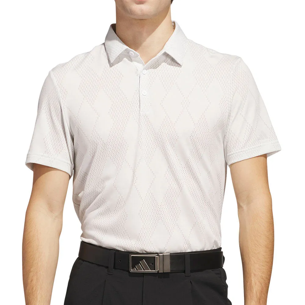 Adidas Ultimate365 Micro Texture Polo Shirt - White Biggest Sale of the Year New Year's Eve Sale