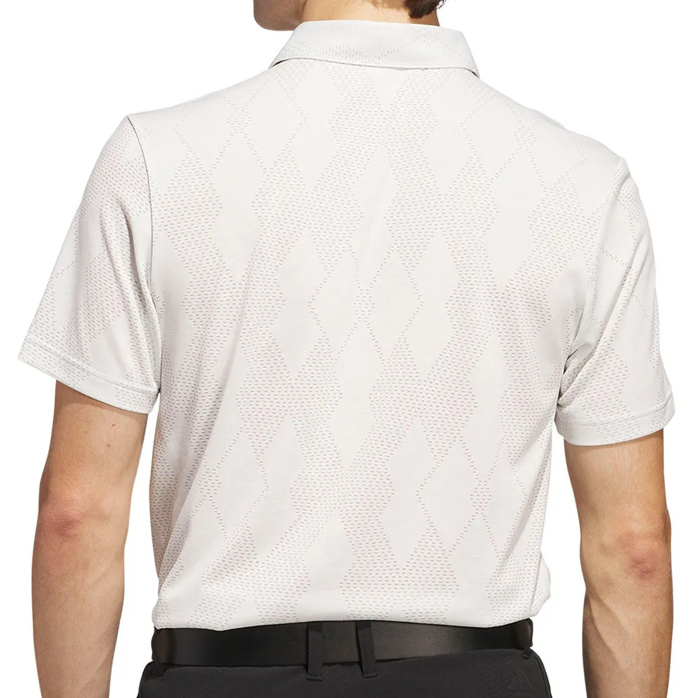 Adidas Ultimate365 Micro Texture Polo Shirt - White Special Offer Black Friday Deal