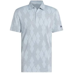 Unleash Your Power Adidas Ultimate365 Micro Texture Polo Shirt - Wonder Blue