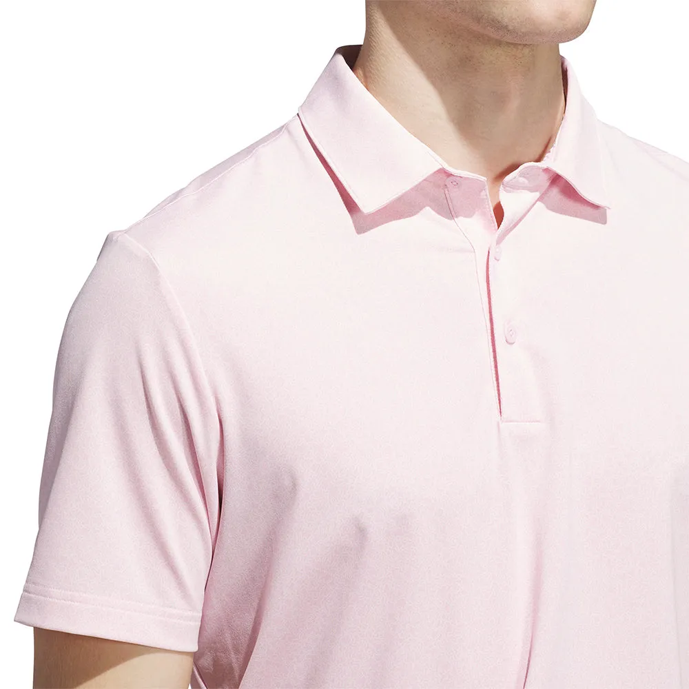 Adidas Ultimate365 Mini Bunker Polo Shirt - Clear Pink Black Friday Deal Footwear for the Fearless