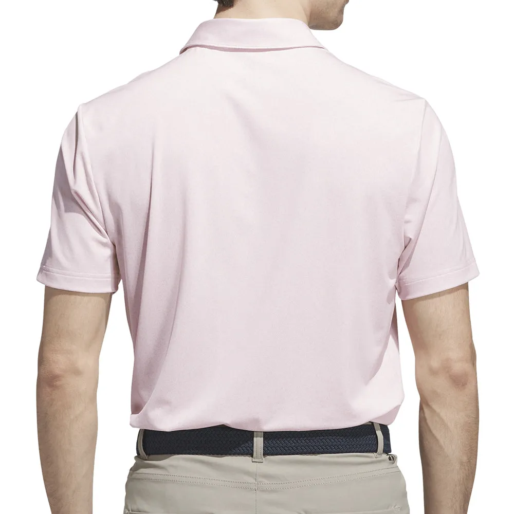 Adidas Ultimate365 Mini Bunker Polo Shirt - Clear Pink Memorial Day Sale Back To School Sale