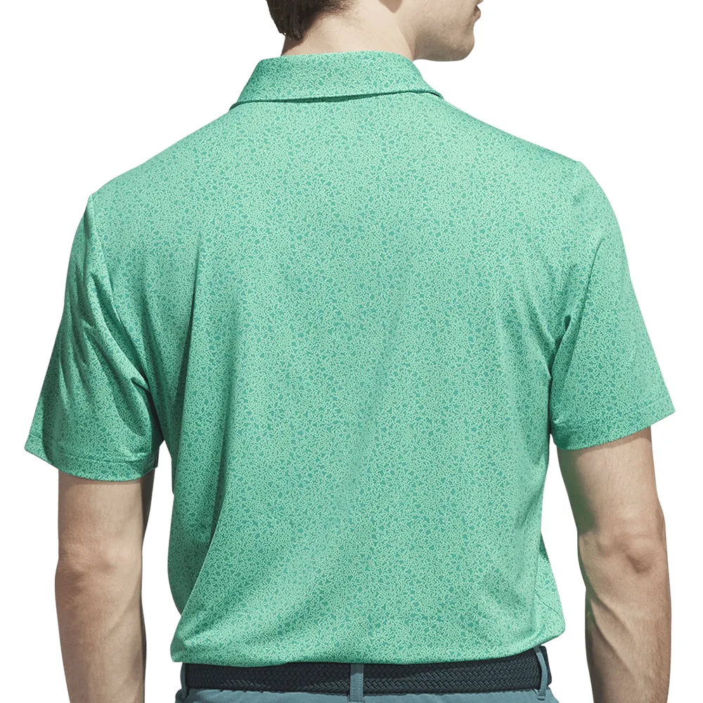 Adidas Ultimate365 Mini Bunker Polo Shirt - Lime Burst Dress from the Feet Up Winter Sale