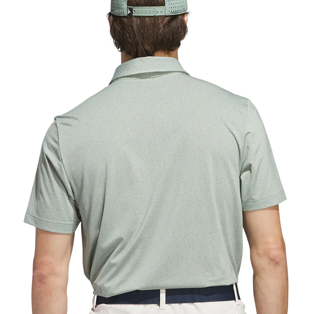 Stride with Confidence Never Just Walk Adidas Ultimate365 Mini Bunker Polo Shirt - Silver Green