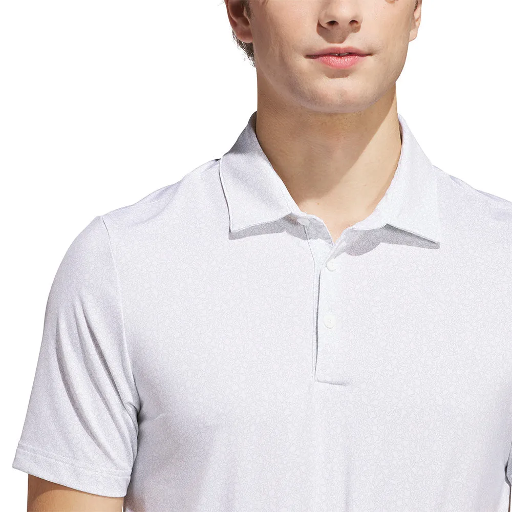 Adidas Ultimate365 Mini Bunker Polo Shirt - White/Wonder Blue Labor Day Sale Unleash Your Power