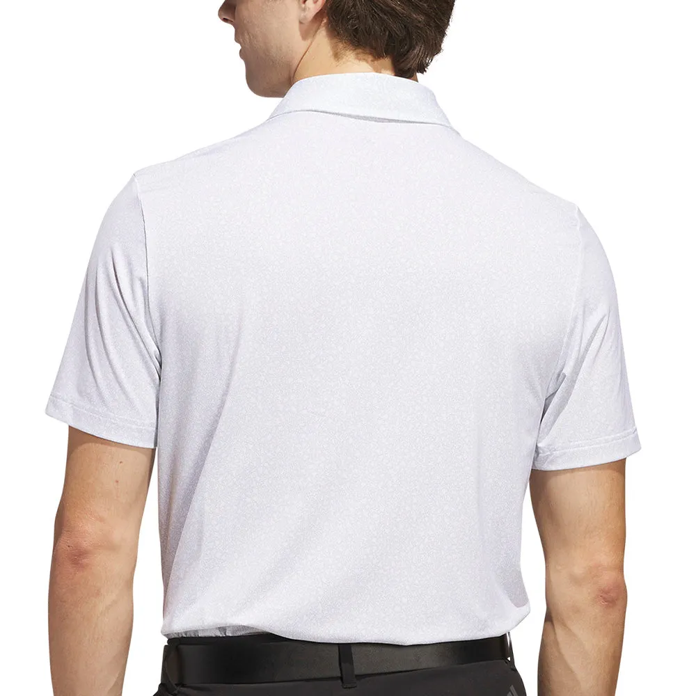 Adidas Ultimate365 Mini Bunker Polo Shirt - White/Wonder Blue Unleash Your Power Holiday Sale