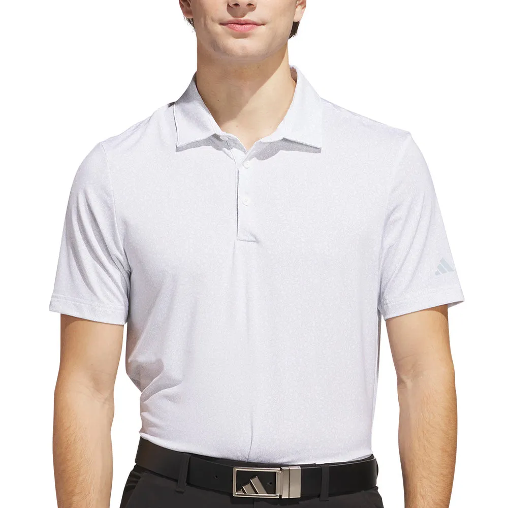 Biggest Sale of the Year Adidas Ultimate365 Mini Bunker Polo Shirt - White/Wonder Blue