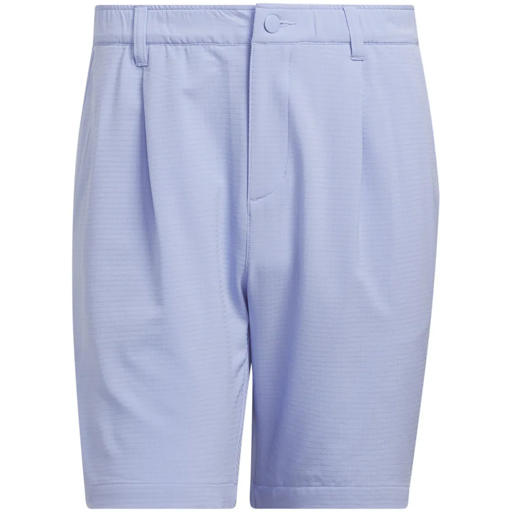 No Limits, Just Style Adidas Ultimate365 Pleated Golf Shorts - Blue Spark