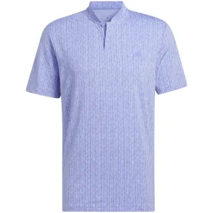 Own the Moment Adidas Ultimate365 Printed Polo Shirt - Blue Spark/Cobalt Blue