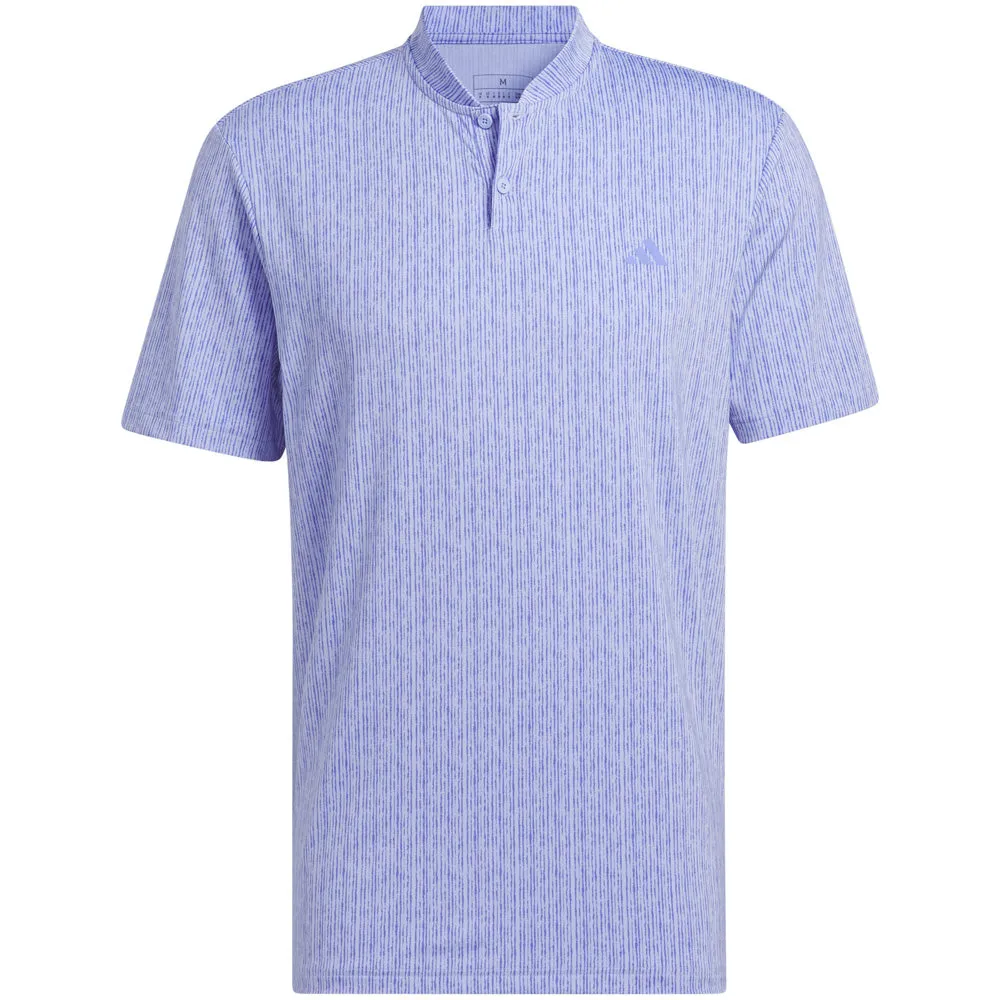 Own the Moment Adidas Ultimate365 Printed Polo Shirt - Blue Spark/Cobalt Blue