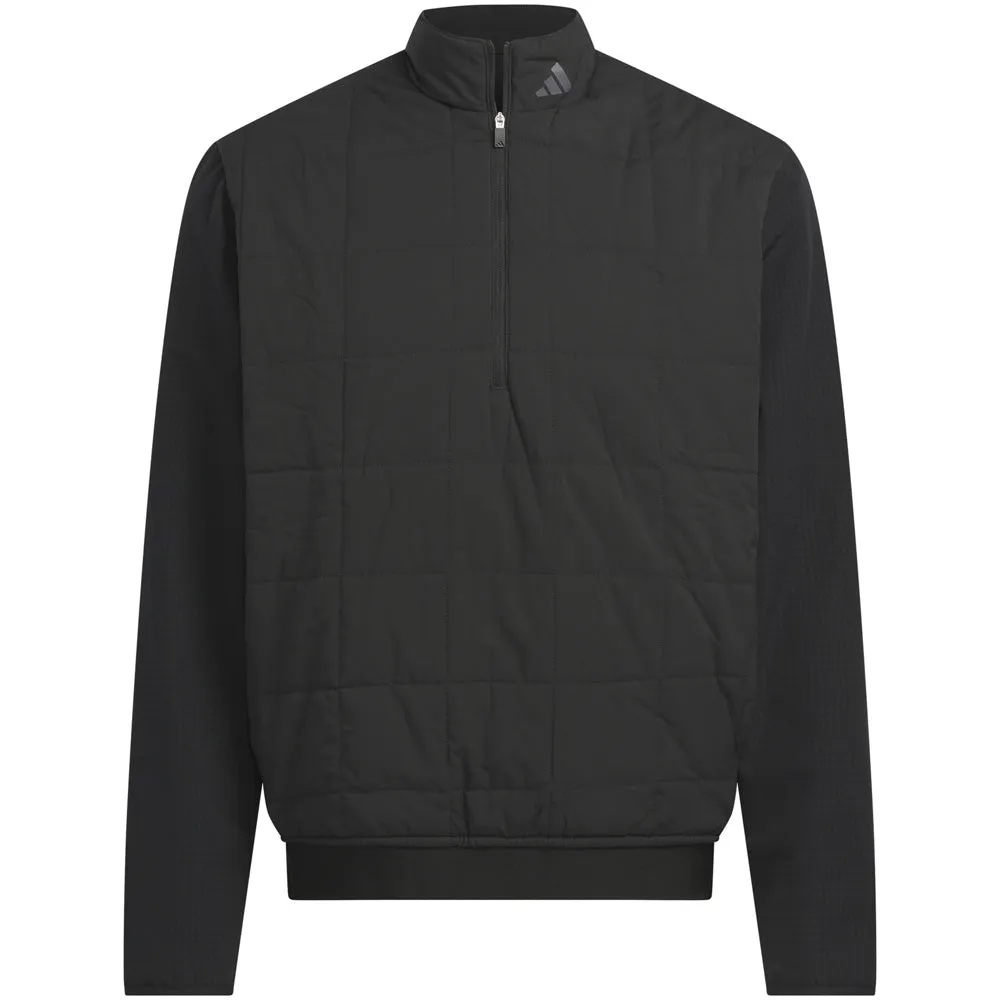 Adidas Ultimate365 Quilted Dwr 1/2 Zip Pullover - Black Made to Move