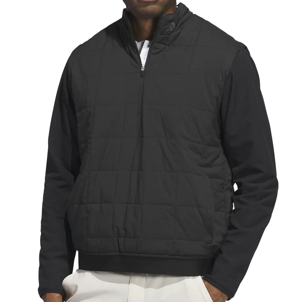 Limited Time Offer Walk with Power Adidas Ultimate365 Quilted Dwr 1/2 Zip Pullover - Black