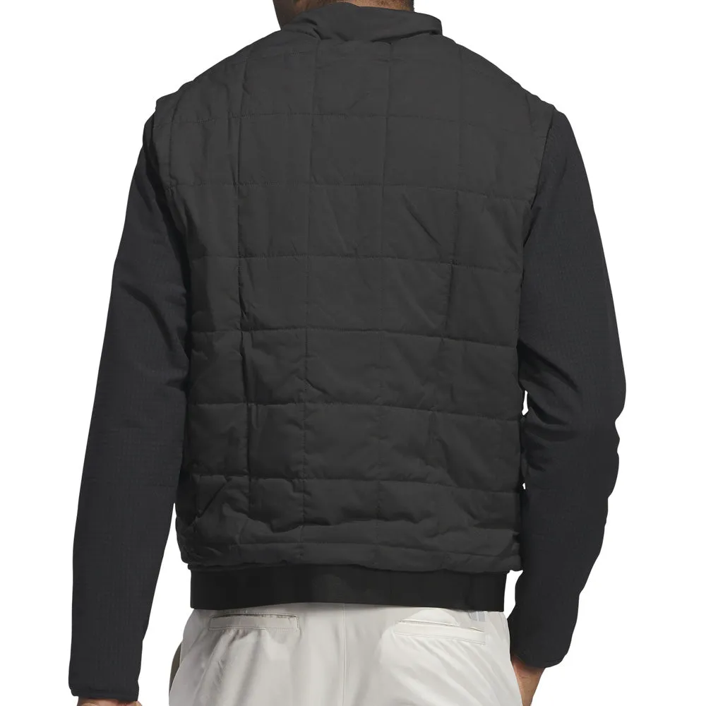 Adidas Ultimate365 Quilted Dwr 1/2 Zip Pullover - Black Power Every Step Own Every Step