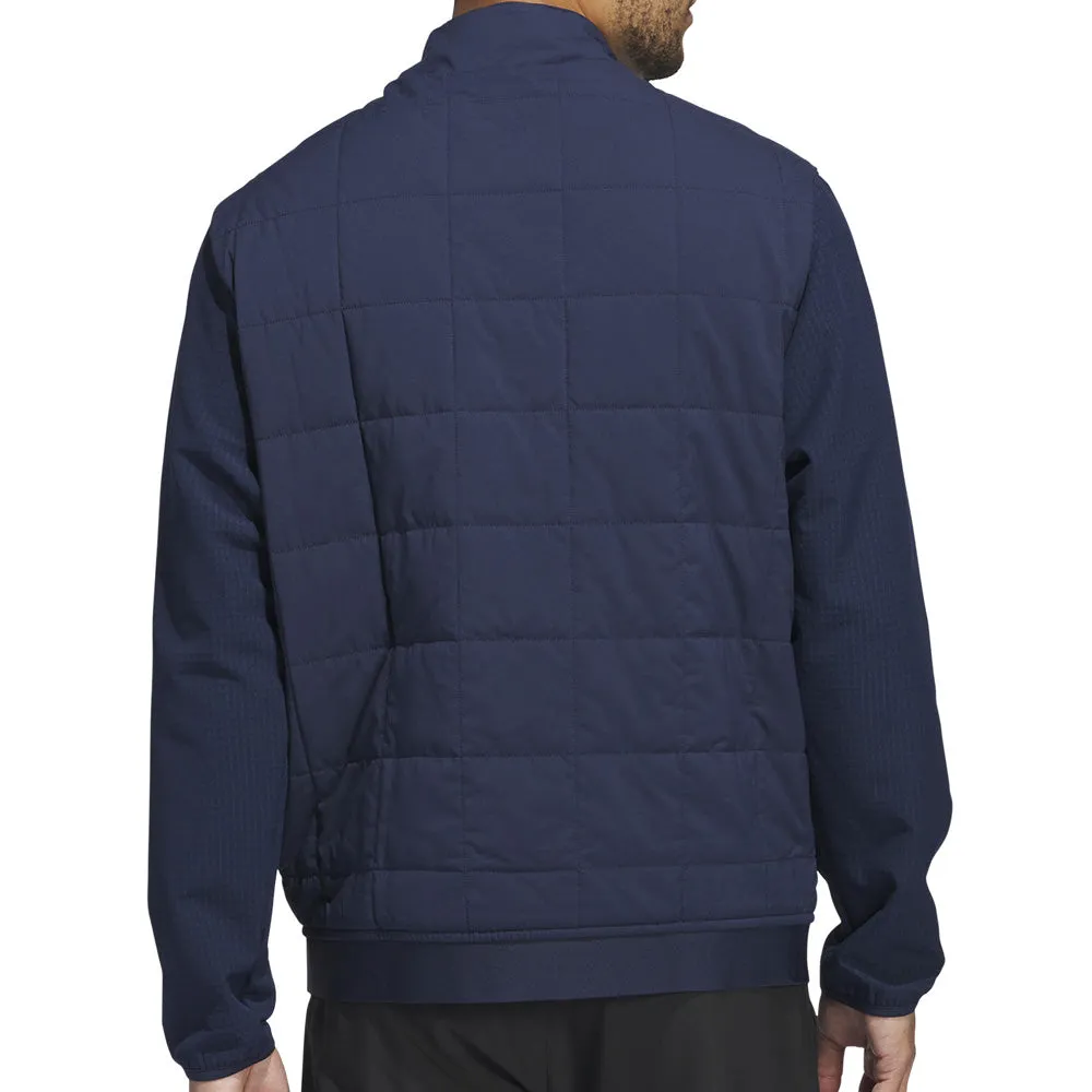 Adidas Ultimate365 Quilted Dwr 1/2 Zip Pullover - Collegiate Navy All Eyes on You No Limits, Just Style