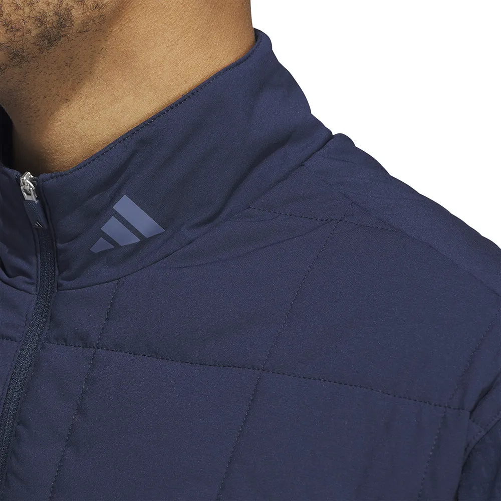 Style Meets Power Adidas Ultimate365 Quilted Dwr 1/2 Zip Pullover - Collegiate Navy